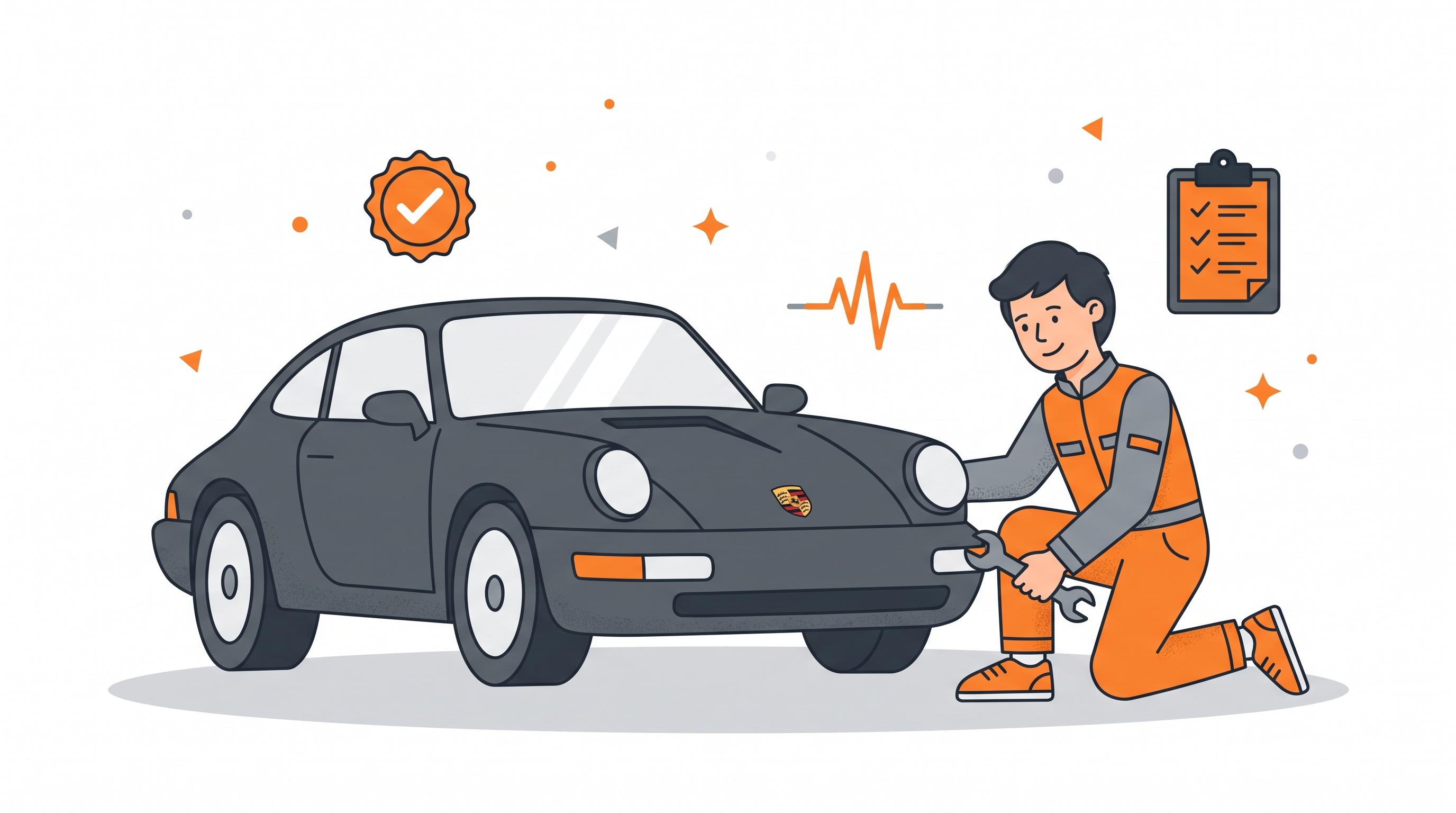 Porsche service in Dubai